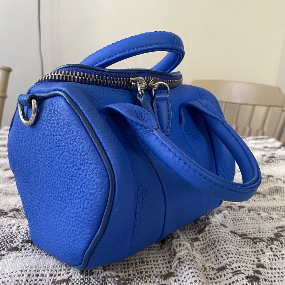 Alexander Wang Blue Mini Bag with Structured Design